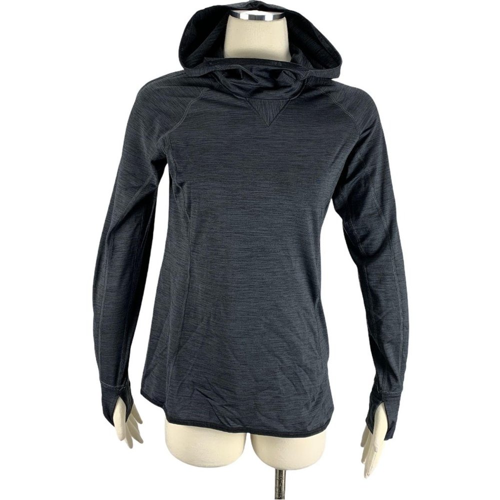 Old Navy Small Sweatshirt Semi-Fitted Gray Hooded